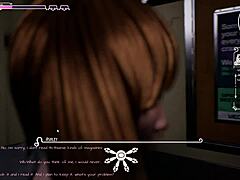 Wet and wild college girl's train ride in SFM