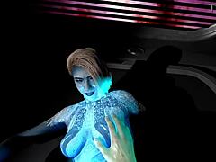 Cortana is a 3D hentai SFM with an uncut feature and she loves my cock