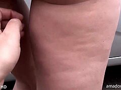 The housewife teases with her big nude ass in this homemade amateur sex tape.