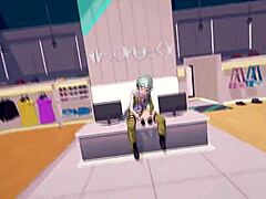 swort art online virtual foot fetish blowjob and footjob.