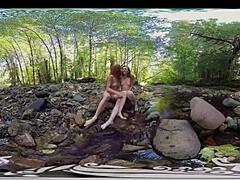 Ana Molly and Belle yank amateurs in outdoor lesbian fingering