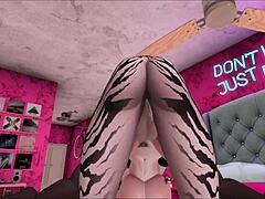 Cute busty whore drains massive cock