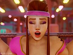 Wanna watch lesbian training in hot 3D anime?