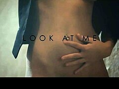 Gorgeous busty brunette from Europe plays solo, wow!