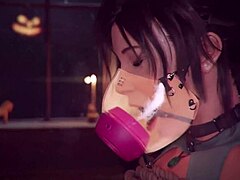 lara croft halloween 2022 animation is wild! 🎃
