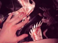 Stepmother and stepson have sex in the same bed