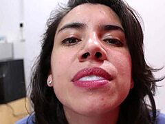 Old Amateur Swallows Cum in Pajamas Before Bedtime Play