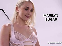 Natural Beauty Marilyn Sugar Bent Over For Big Dick Doggy