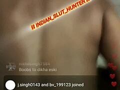 Indian slut hunter live streams rough sex on social media