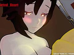 Yang Blows Ruby in Animated Loop