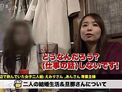 Wife gives blowjob to asian big tits fucking japanese cock amateurs