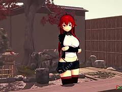 eris and roxy dive into wild threesome in fantasy hentai