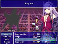 rei demonio rides intensely for revenge against hero