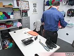 i caught that redhead teen shoplifter with her cute small tits