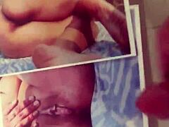 Deep receives cum tribute masturbation