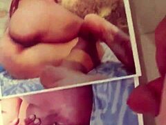 Deep receives cum tribute masturbation