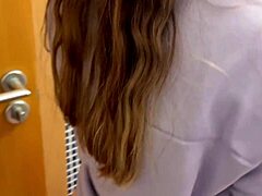 Teen Babe's Forbidden Bathroom Encounter with Stepdad