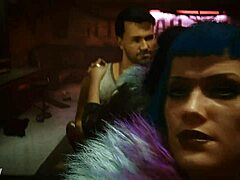 Evelyn Parker's steamy Hammer Club scene in Cyberpunk 2077