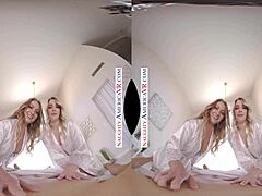 Naughty America 2 chicks same time VR