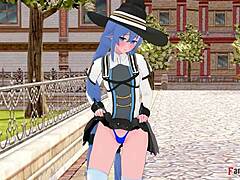 Can you believe Eris watches Roxy fucking in this full fantasy movie?