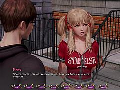 3D animated BDSM with big tits and big ass in Pale Carnations