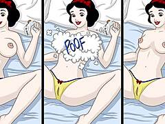 Hey, check Ariel and Cinderella in hot lesbian game action!