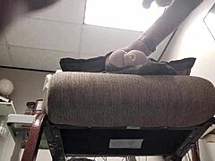 Follada anal y vaginal con polla negra grande llevando a creampie y chorro de semen