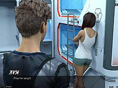 Stranded in Space 105 - Planning a THREESOME with Bisexual Neighbor