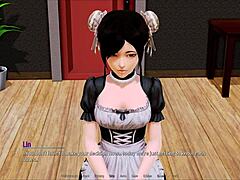 in the harem hotel game, anime characters engage in playful interactions during episode 35, exploring themes of companionship and adventure in a virtual world.