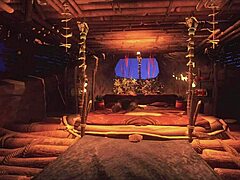 Cursed Island Orgy with Cartoon Brunette on Yacht in Anime Sex