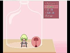 i am a curvy college girl with huge boobs playing a fun game where i assfuck a bottle in my cute outfit, but it's so exciting and horny