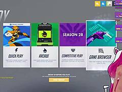 LewdNeko feels the spanking while playing Overwatch.