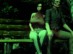 exploring the inn in anime adventure game