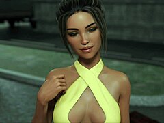 Being a Dik episode 65 chick route features big-ass brunettes and redheads in college hentai with erotic ass play in 3D cartoon