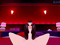 Елизабет и Касуми в яростен хентай секс