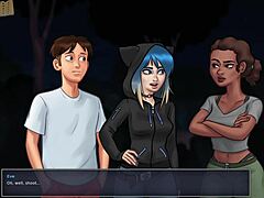 Amateur summer story 67: Adult visual novel walkthrough with ecchi elements