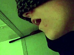 Blonde teacher squirts from cunt licking!