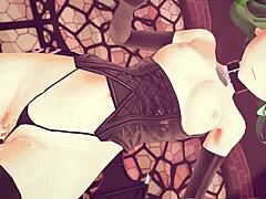 Natsuki competes in sex games with multiple partners