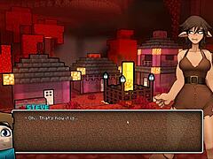 Hornycraft Parody Game Episode 48 in Crowded Public Setting