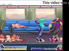 Final f ck again shows full gameplay in 3d cartoon anime style.