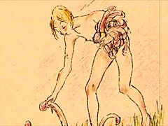 I, uh, found this old vintage erotic cartoon, so cool!