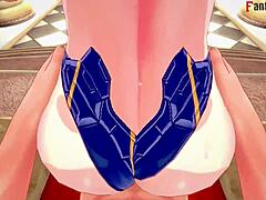 Artoria Pendragon in wild 3D fantasy sex adventure with Fate Zero magic