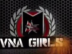 Costumed Blonde Vicky Vette Drills Big Pussy with Toys in Outdoor Solo Show