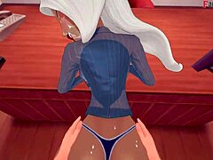 Mirage from Incredibles in wild 3D cartoon banging fantasy!