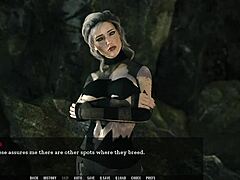 Sleeping aunt's room turns into a wild hentai game