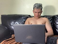I block my boyfriend's gaming until he screws me hard. Gotta earn that orgasm!