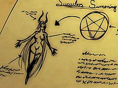 necronomicum divinewine vampiranhya in wild animated action