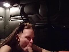 Kitty Performs Blowjob With Buttplug In Ass During Bdsm