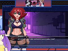 Sucking and licking in an anime lesbian video