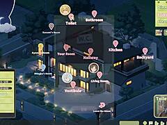 I watch Summer Clover as a blonde nun give a rough blowjob till she orgasms in this harem game